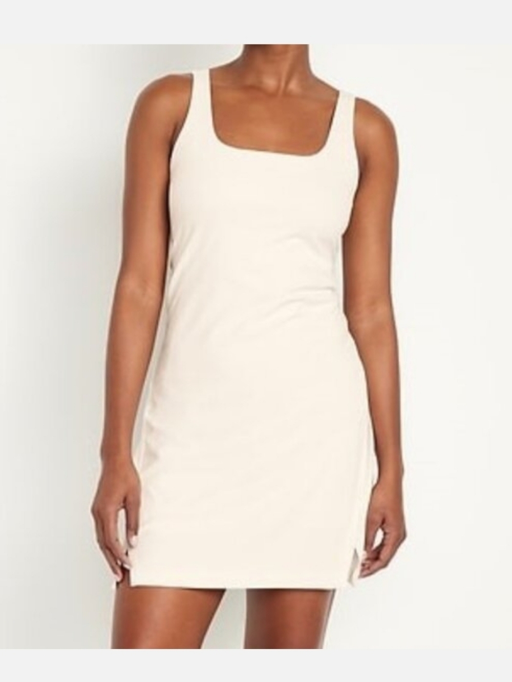 Old Navy Active Powersoft Off-White Athletic Dress
